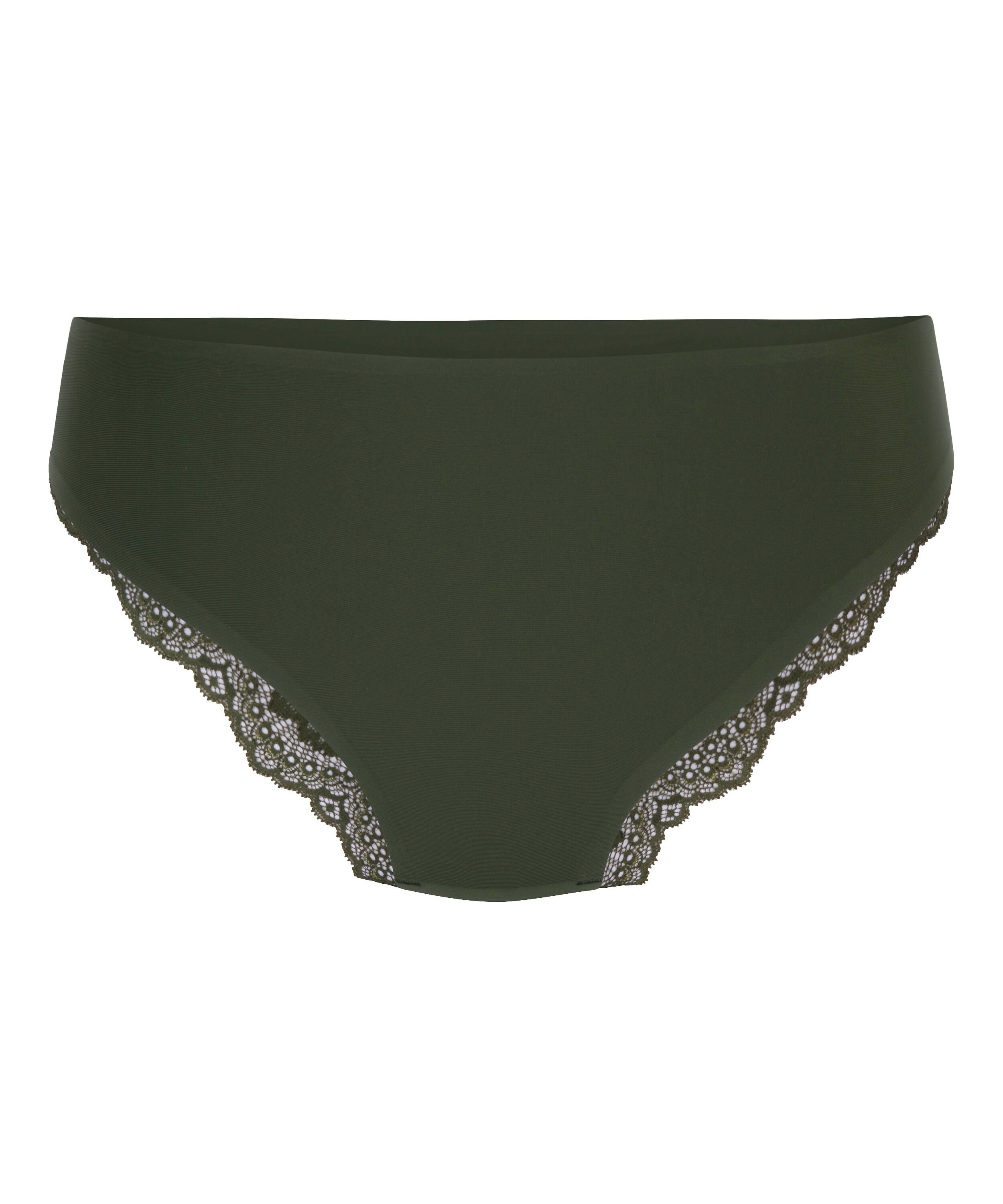 Slip br&eacute;silien Invisible Lace Back, Vert