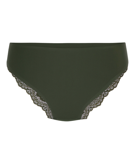 Slip brésilien Invisible Lace Back, Vert