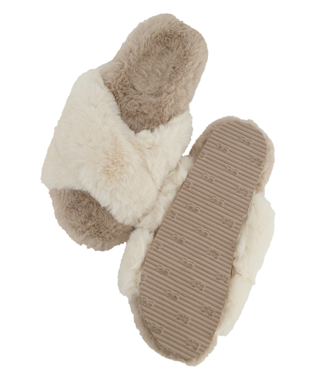 Chaussons Lia, Beige