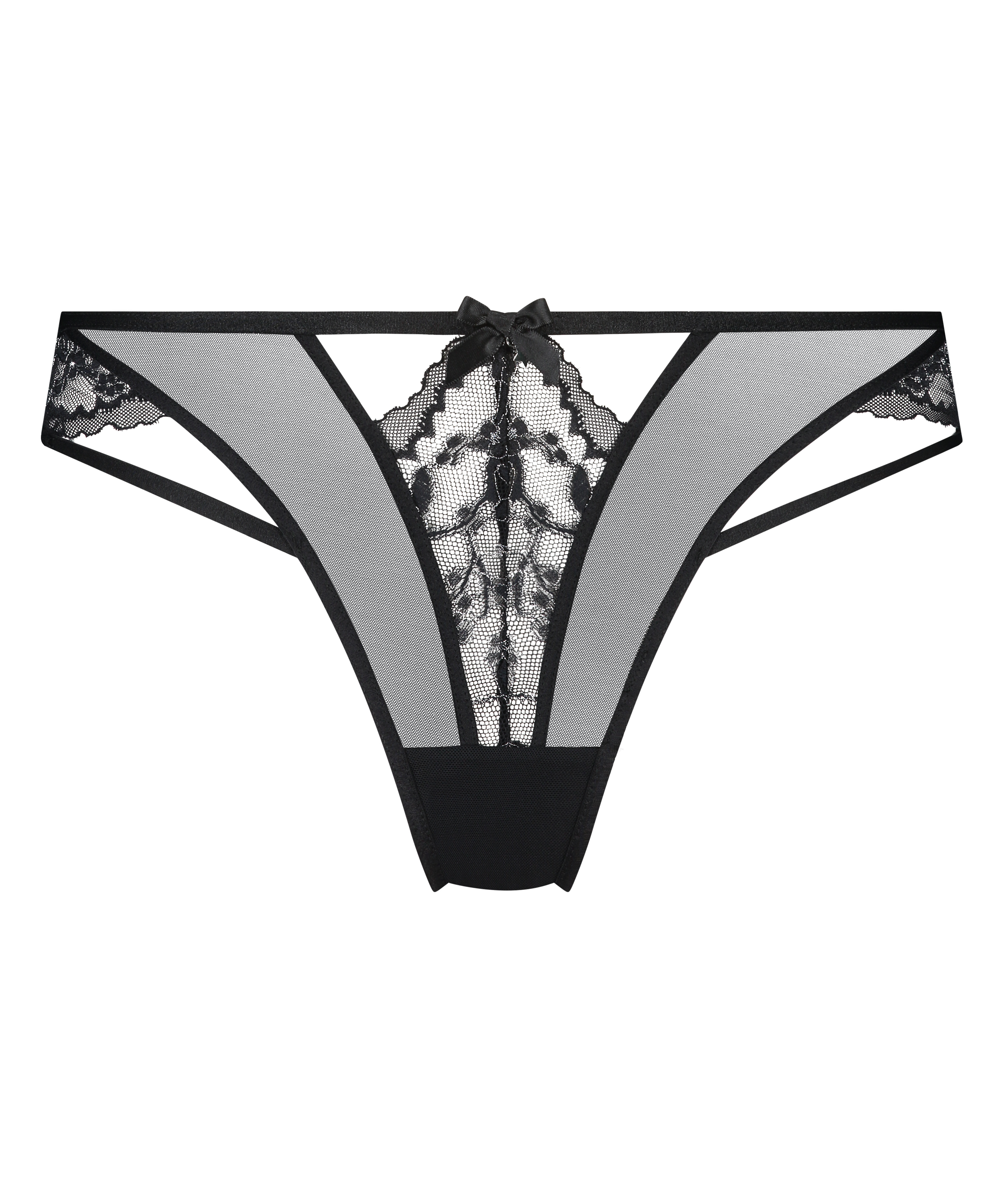 Slip brésilien Izara, Noir, main