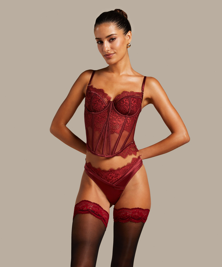 Bustier Zoe, Rouge