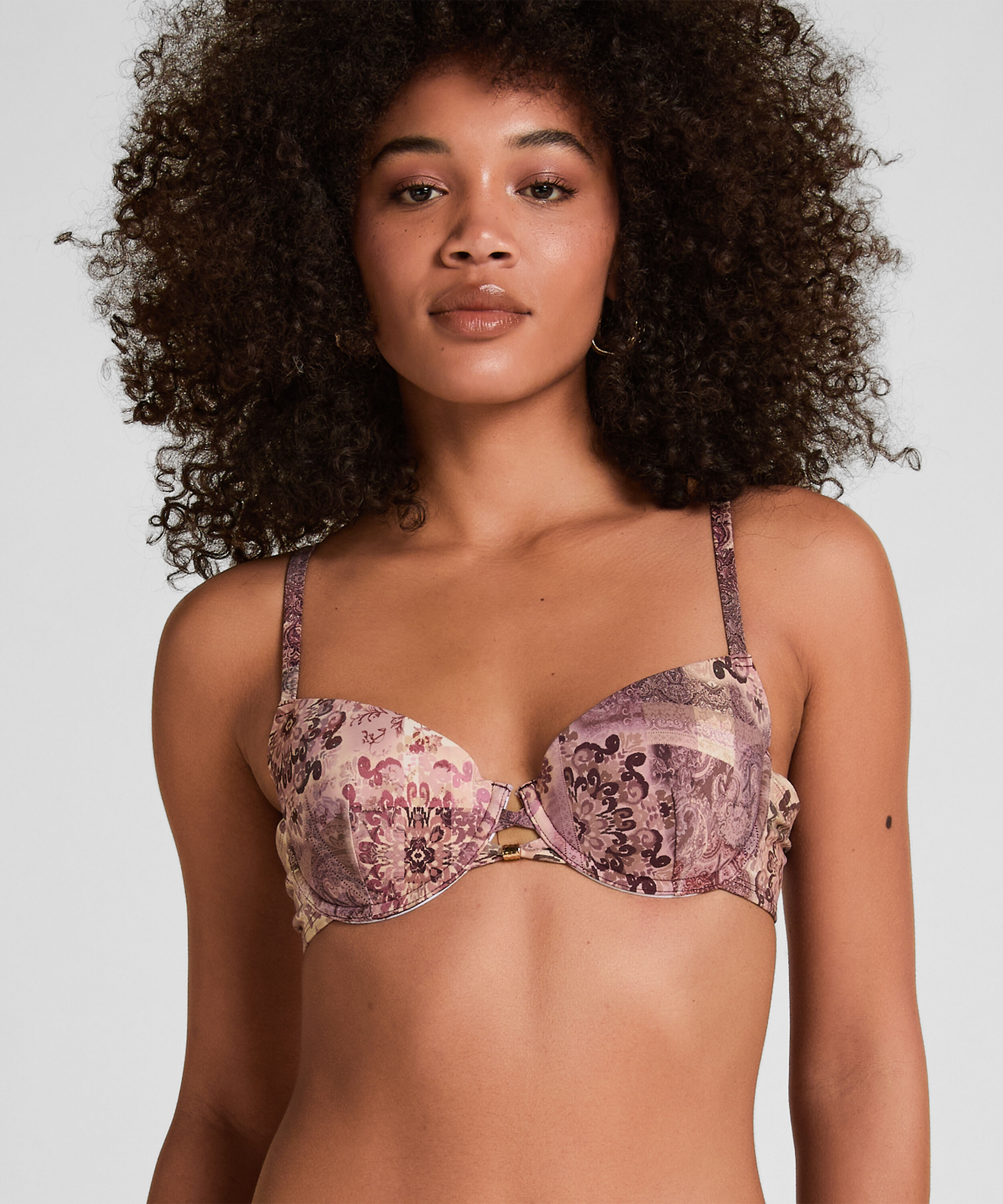 Haut de Bikini Rembourré à Armatures Ibiza, Violet
