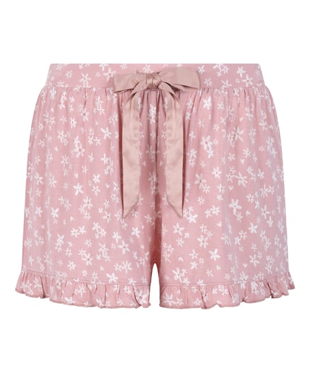 Short Jersey à volants, Rose