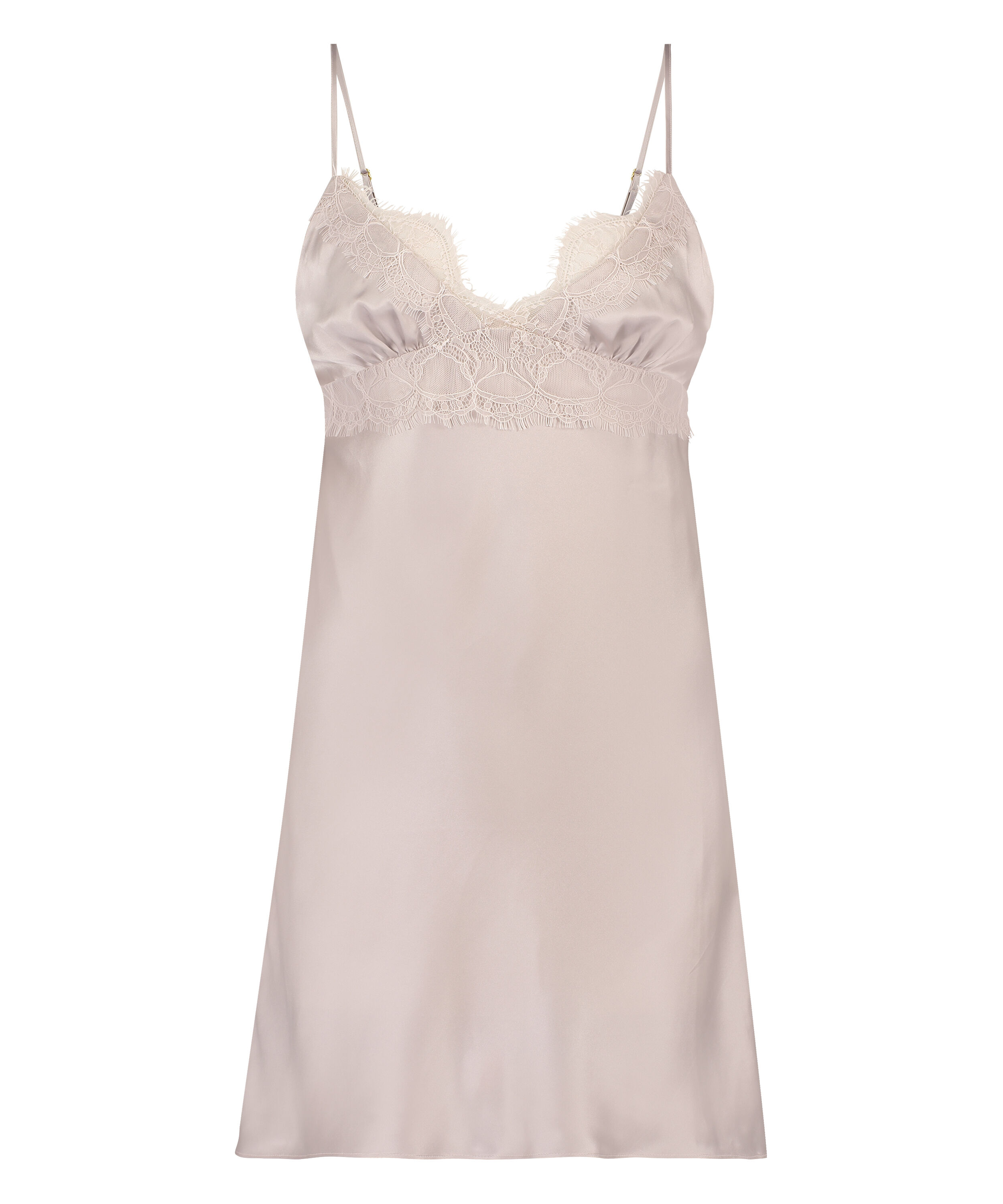 Nuisette en dentelle de soie, Rose