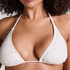 Haut de bikini triangle Caicos, Beige