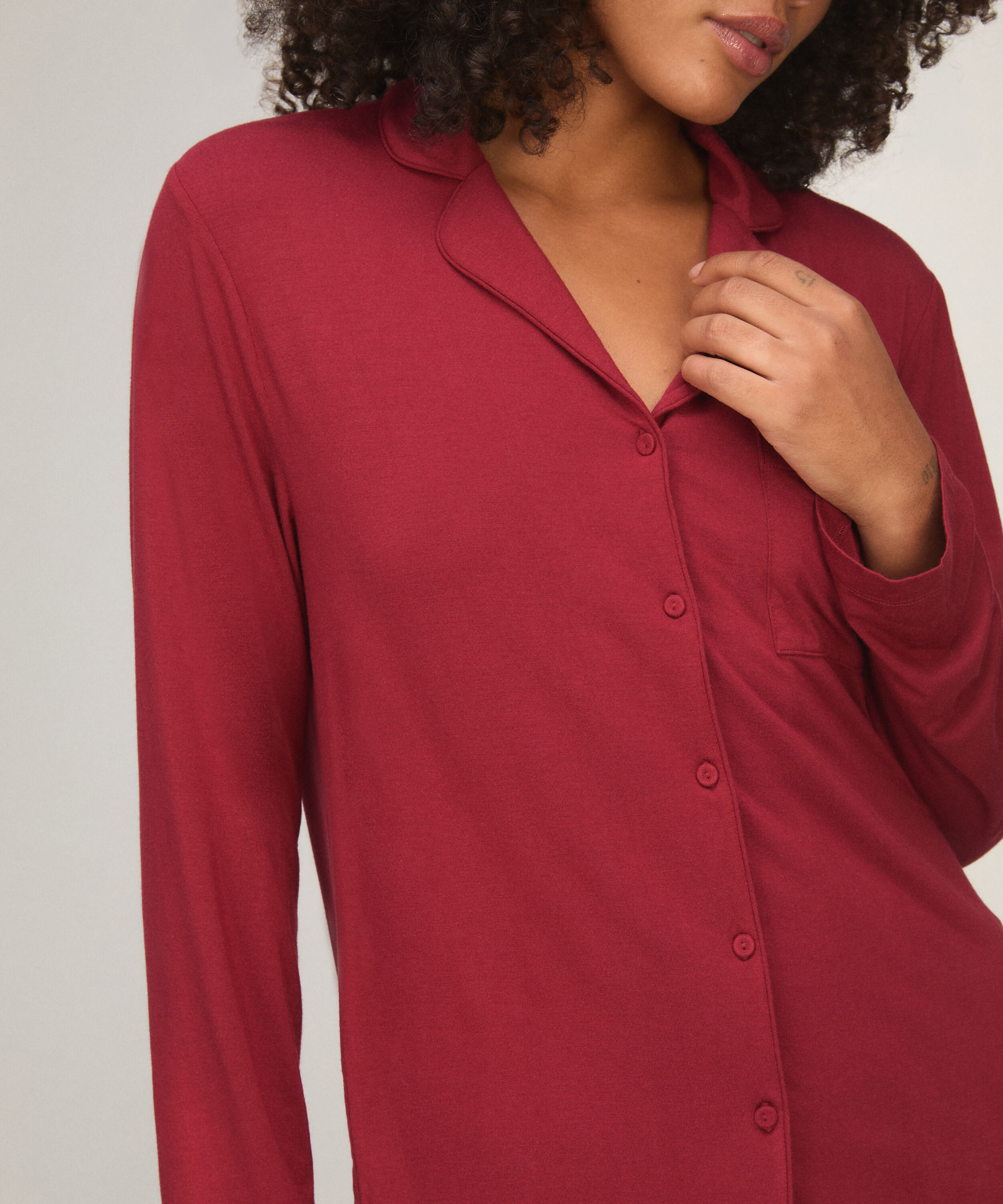Chemise de Pyjama Essential, Rouge Chemise de Pyjama Essential, Rouge