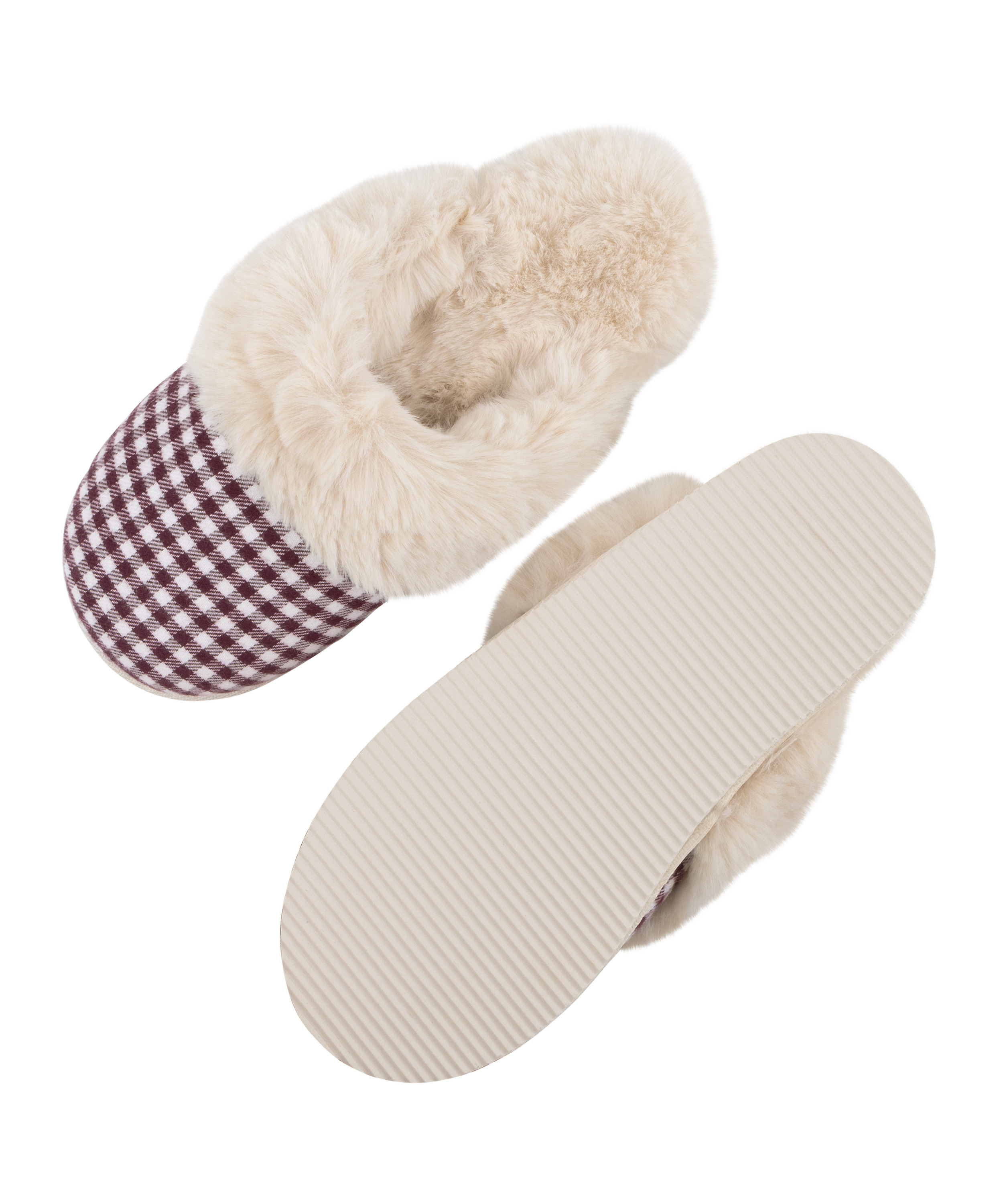 Pantoufles Reya, Rouge, main