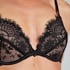 Soutien-gorge push-up rembourré à armatures Malika, Noir