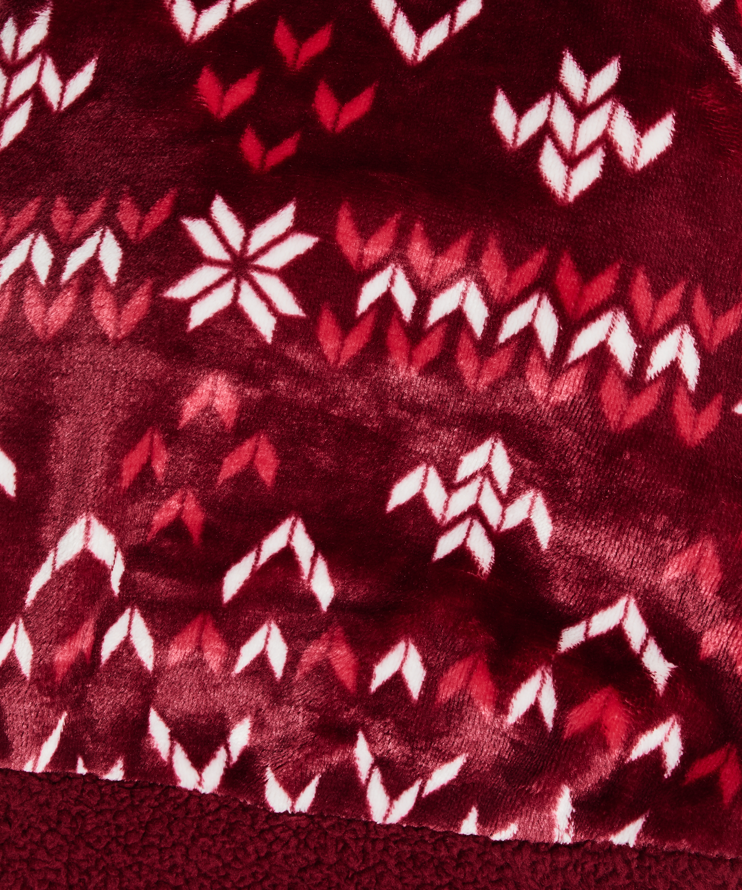 Onesie chiens en polaire, Rouge, main