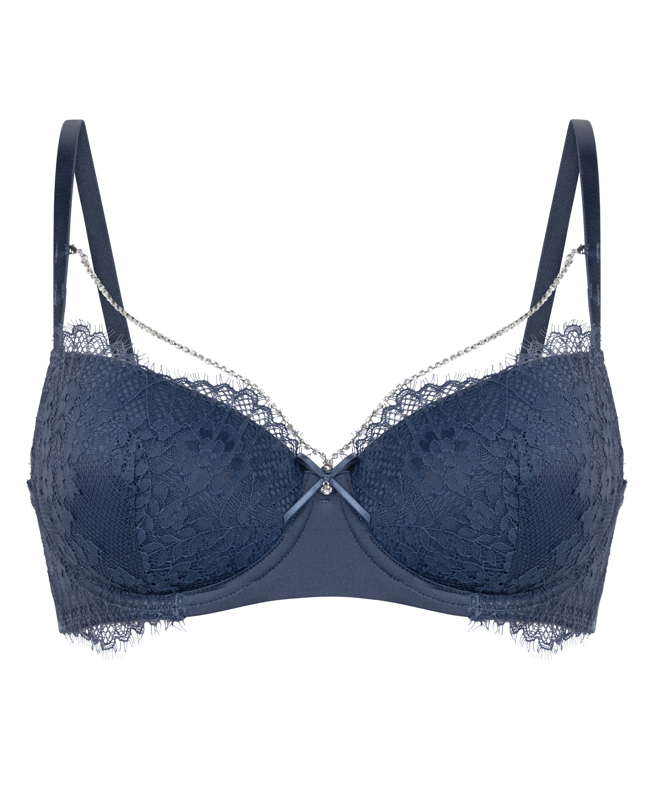 Soutien-gorge à armatures préformé Pearlene, Bleu, main