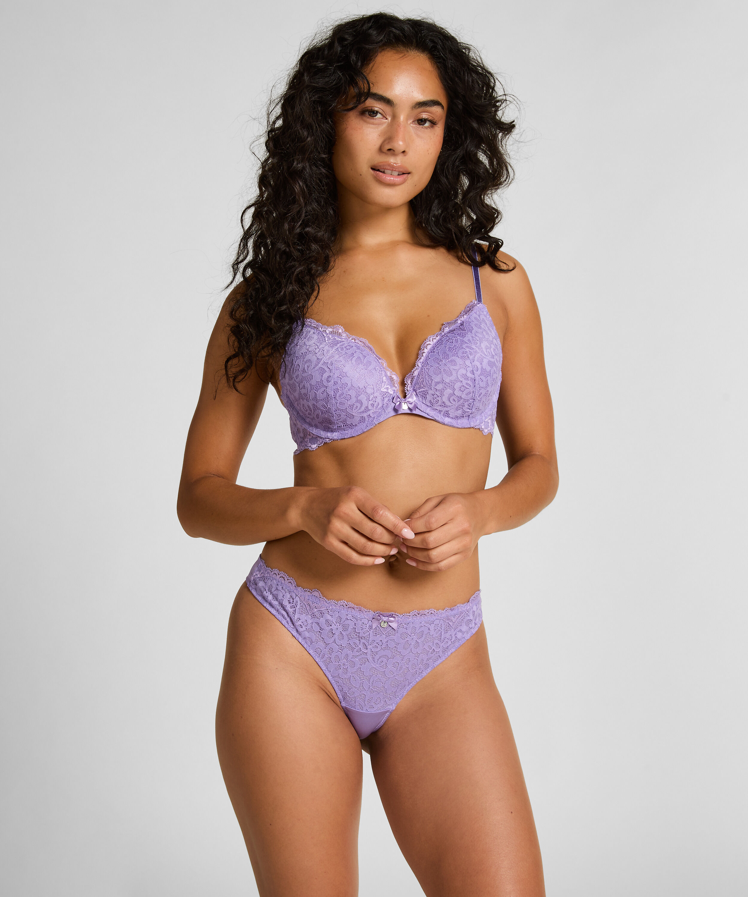 Soutien-gorge &agrave; armatures pr&eacute;form&eacute; push-up Marine, Violet