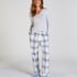 Pantalon de Pyjama Flanel, Bleu