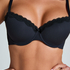 Soutien-gorge &agrave; armatures rembourr&eacute; Lola, Noir
