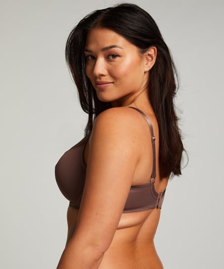 Soutien-gorge à armatures non-préformé minimiseur Nina, Marron