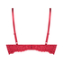 Soutien-gorge push-up à armatures rembourré Rose, Rouge