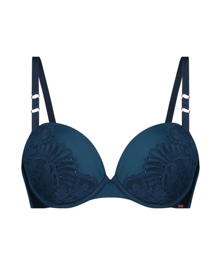 Soutien-gorge rembourré à armatures Josien, Bleu