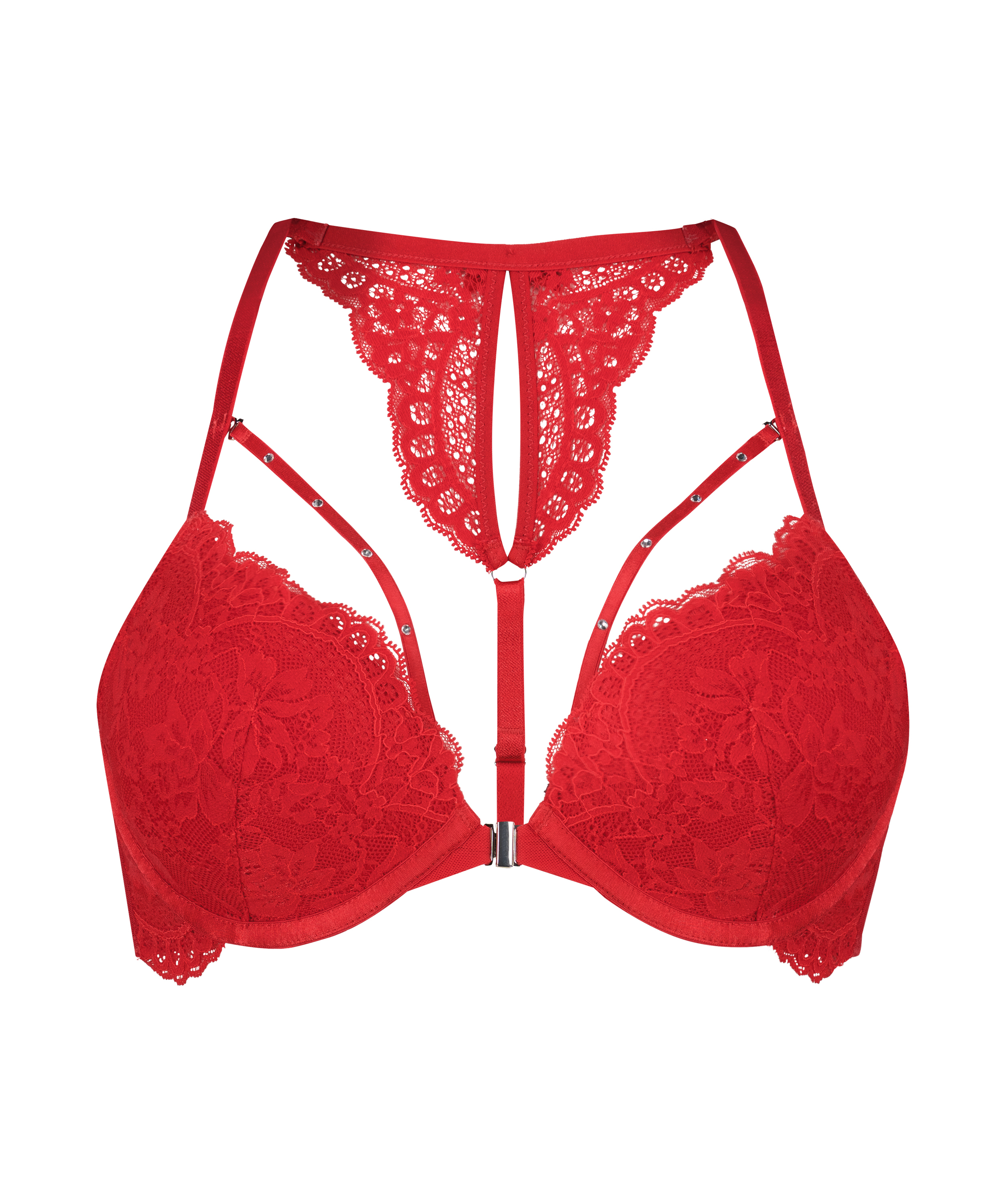 Soutien-gorge à armatures préformé push-up Mariah, Rouge, main