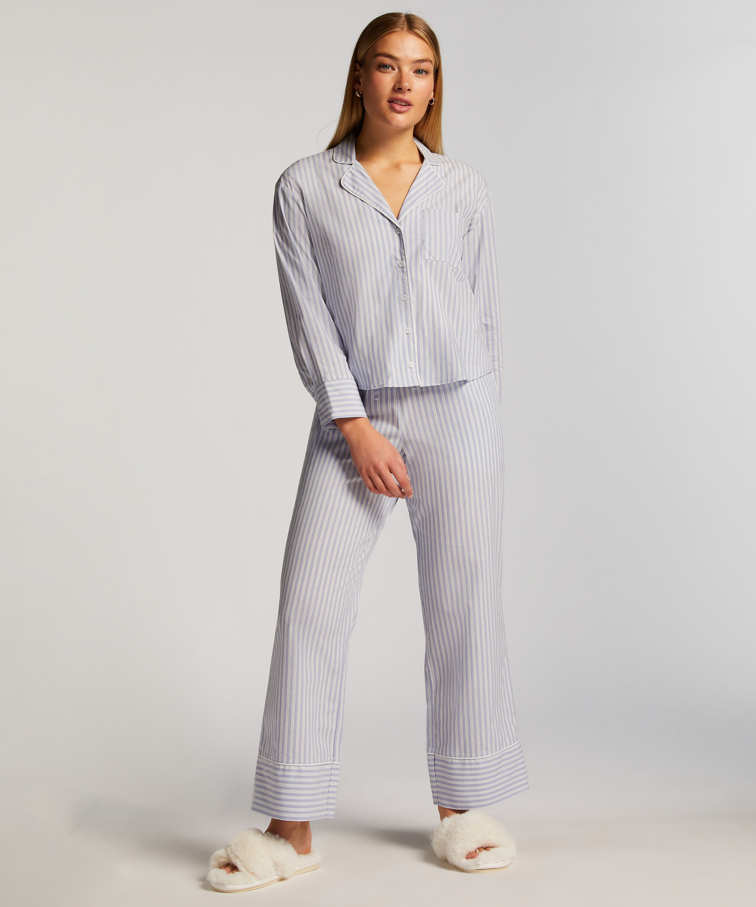 Pantalon de pyjama en Coton, Bleu Pantalon de pyjama en Coton, Bleu