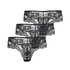 Lot de 3 slips brésiliens Chelsea, Noir