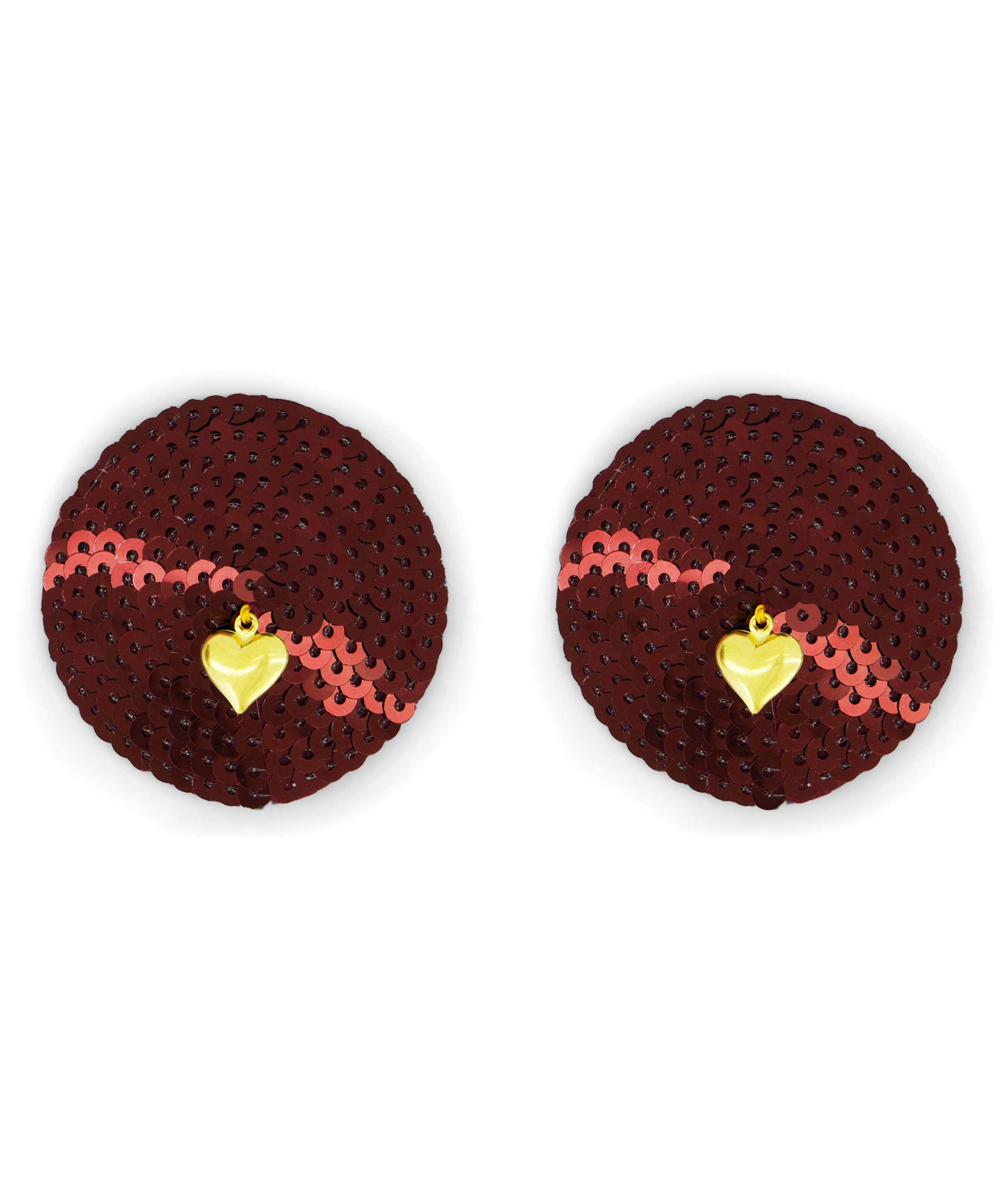 Cache-tétons Scarlett, Rouge, main