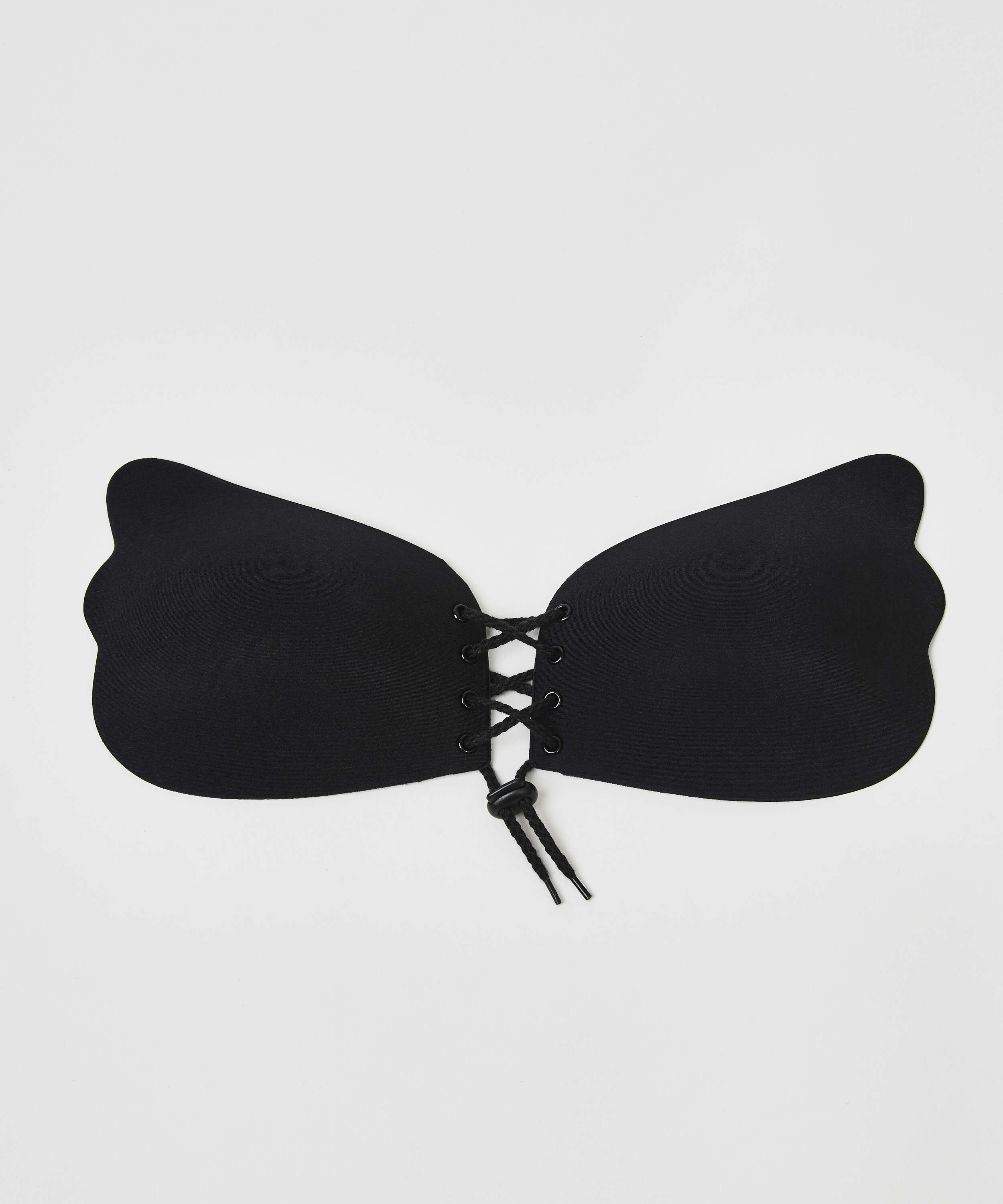 Soutien-gorge push-up autocollant, Noir, main