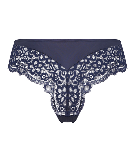 Slip brésilien Marine, Bleu