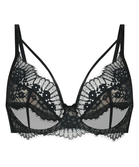 Soutien-gorge &agrave; armatures non-pr&eacute;form&eacute; Daphne, Noir