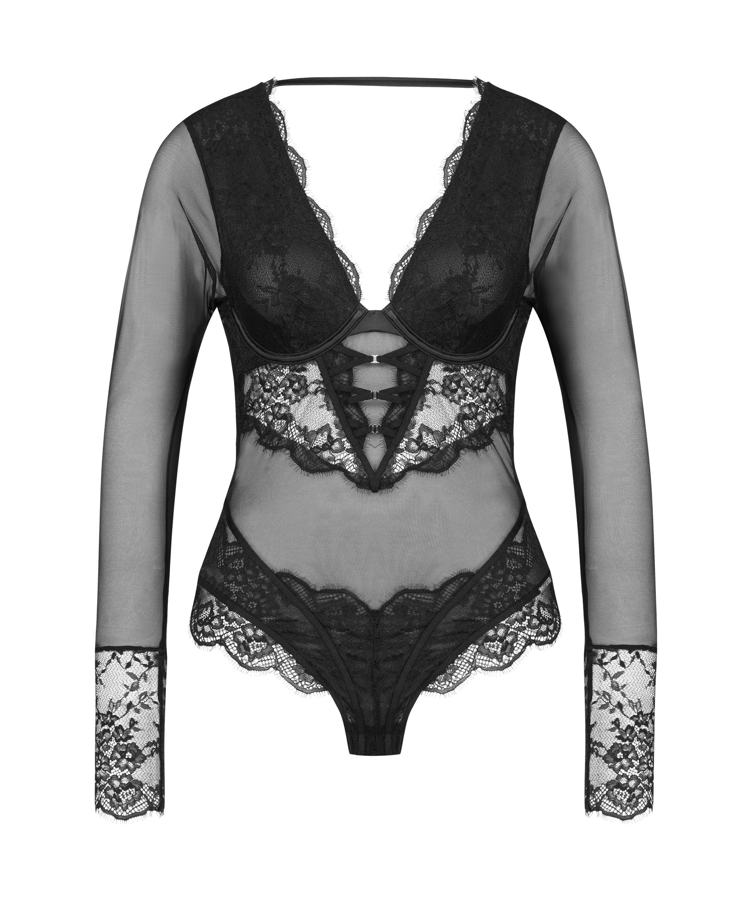 Body &agrave; armatures Julia Lucy Hale, Noir, main