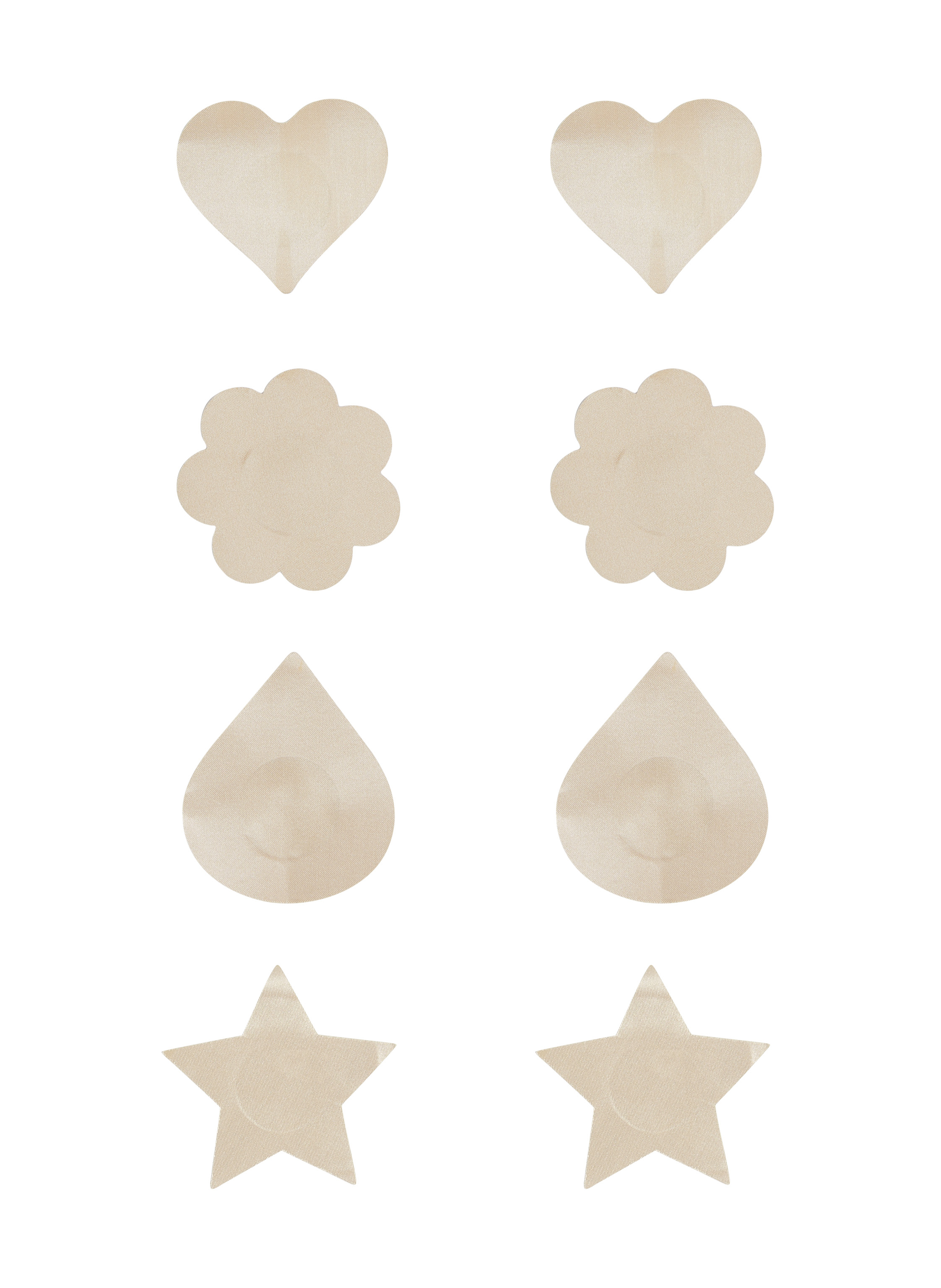 Lot de 4 Cache Mamelons, Beige, main