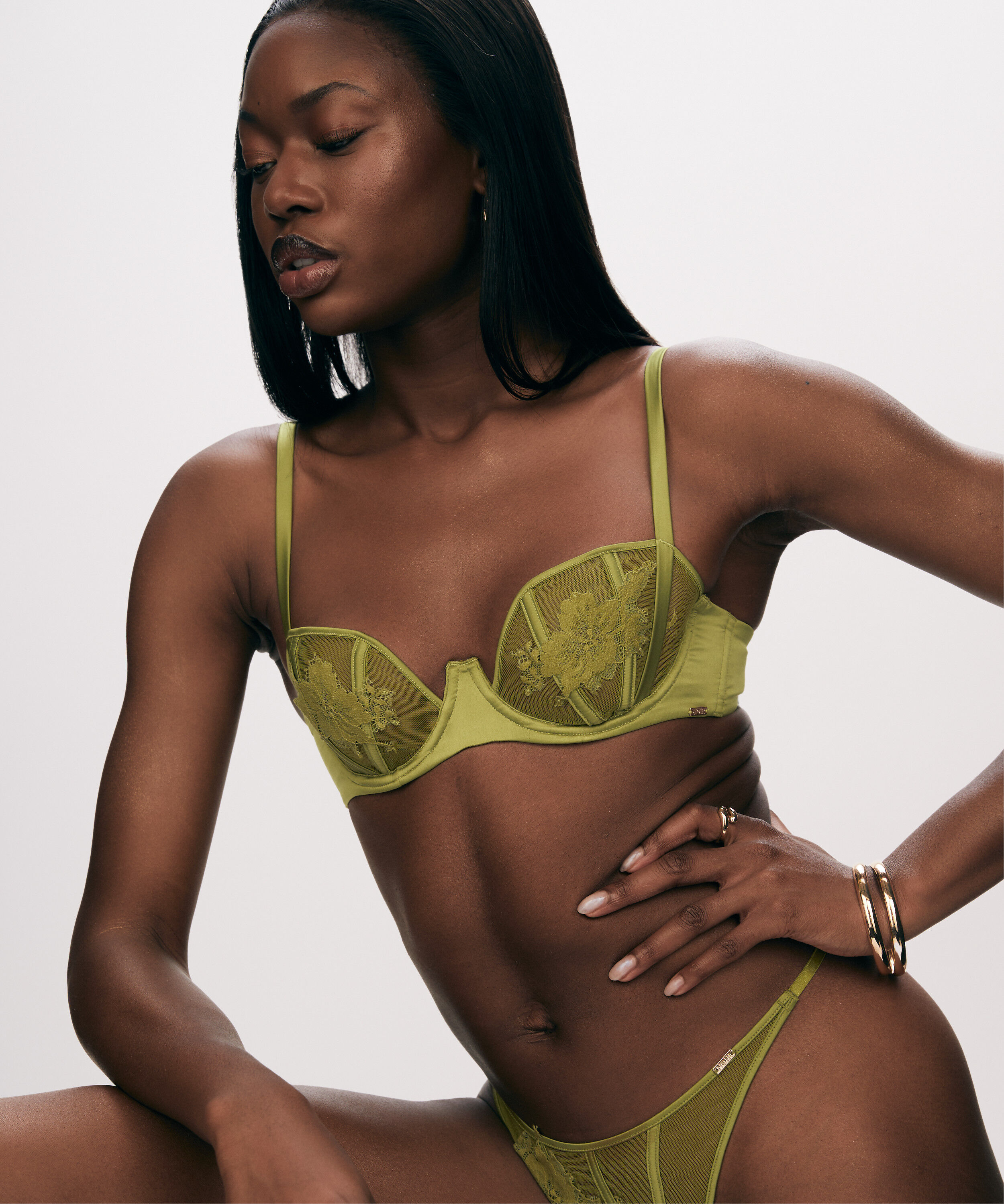 Soutien-gorge à armatures non-préformé Ember, Vert