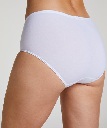 Superslip midi coton, Blanc