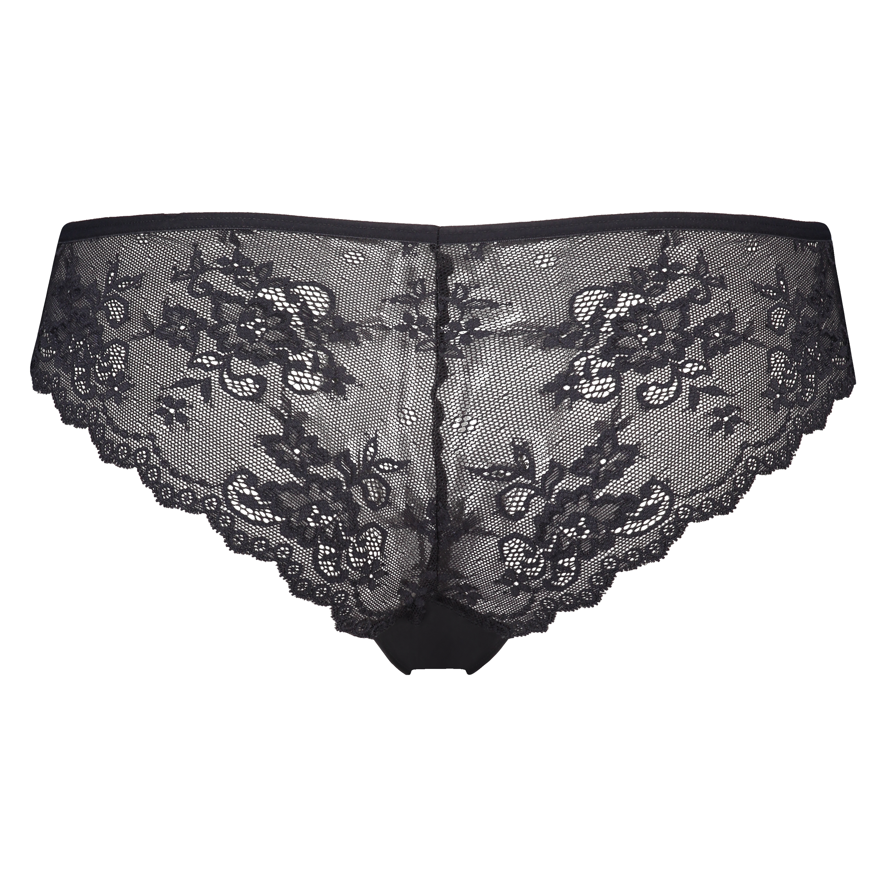 Slip br&eacute;silien Invisible Lace Back, Gris, main
