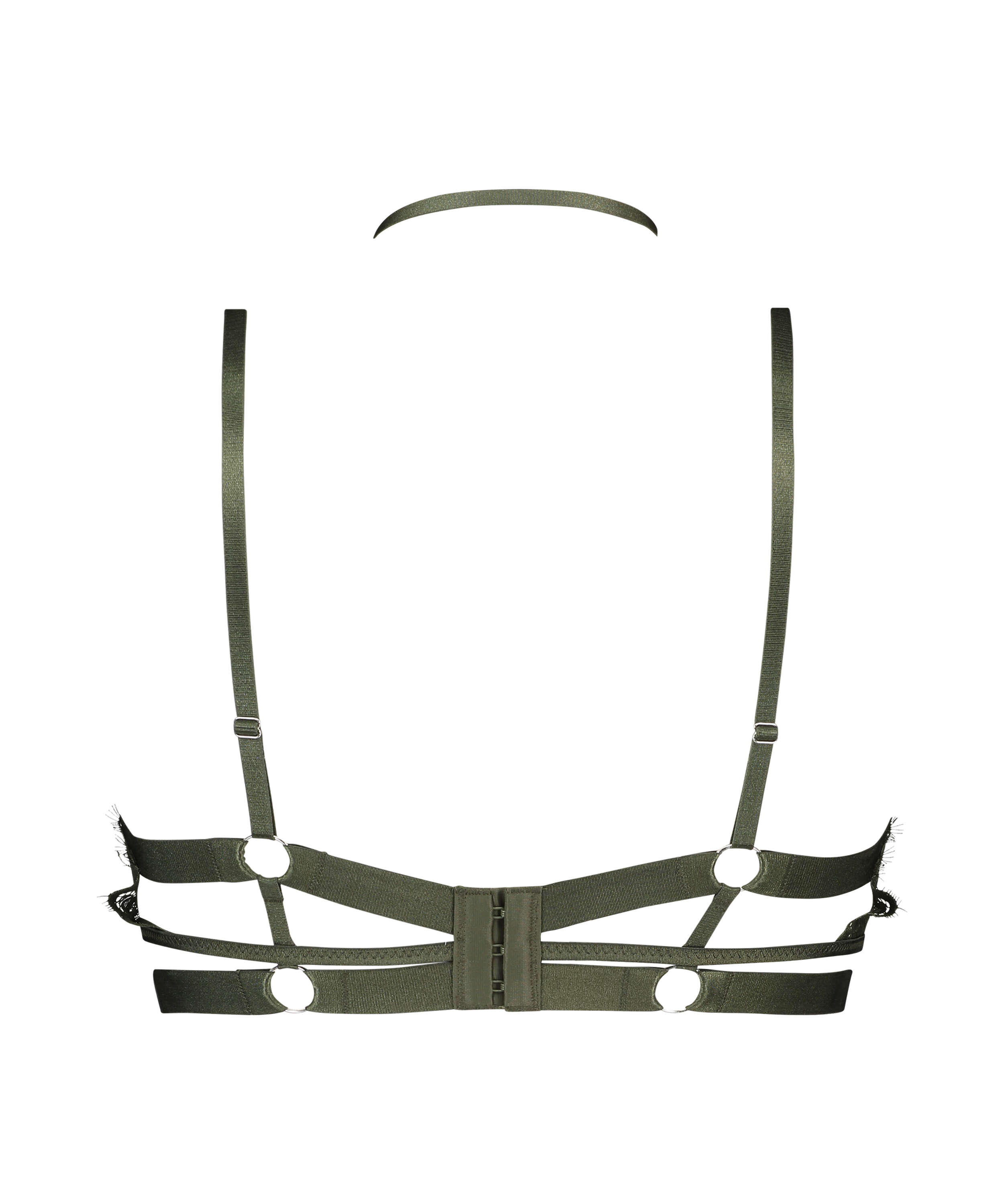 Soutien-gorge &agrave; armatures non-pr&eacute;form&eacute; Jacky, Vert, main