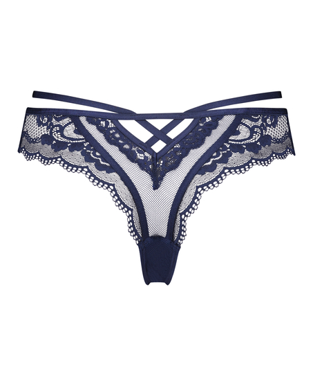 Slip brésilien Annie, Bleu