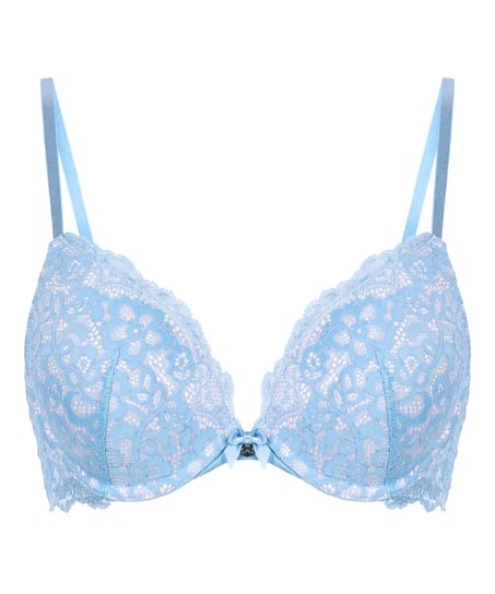 Soutien-gorge à armatures préformé push-up Marine, Bleu