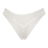 Slip brésilien échancré Arla, Blanc