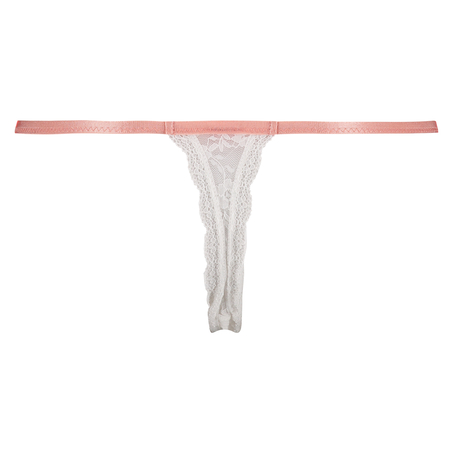 Thong lace, Blanc
