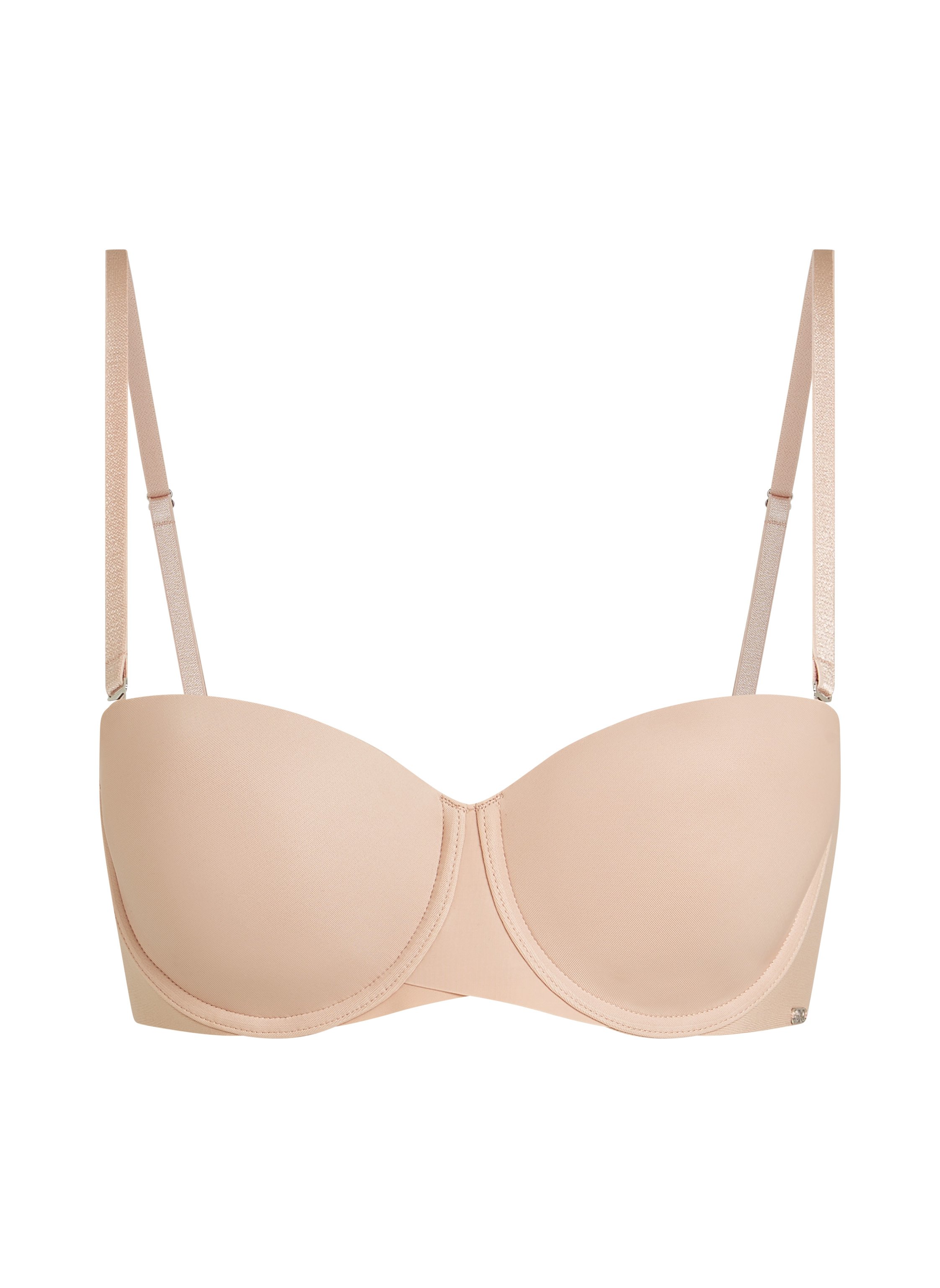 Soutien-gorge &agrave; armatures pr&eacute;form&eacute; sans bretelles Jane, Beige, main