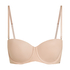 Soutien-gorge &agrave; armatures pr&eacute;form&eacute; sans bretelles Jane, Beige