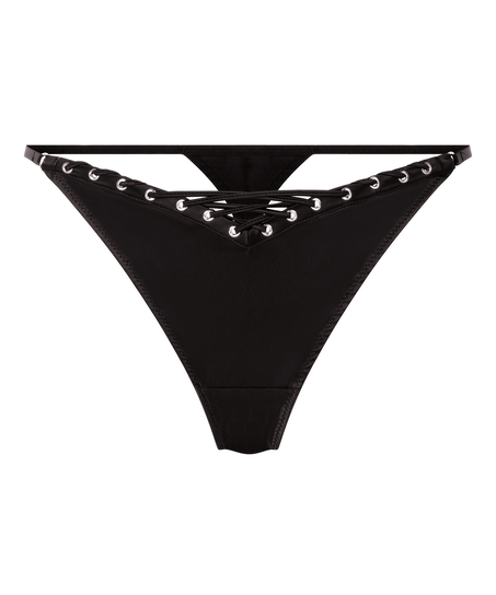 String jambe haute Pina, Noir