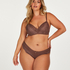 Soutien-gorge préformé sans armature Bessie, Marron
