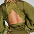Kimono Satin, Vert