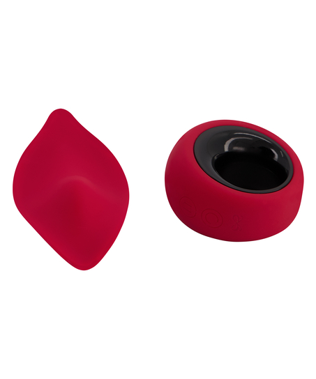 Tanga en dentelle vibrant télécommandé, Rouge