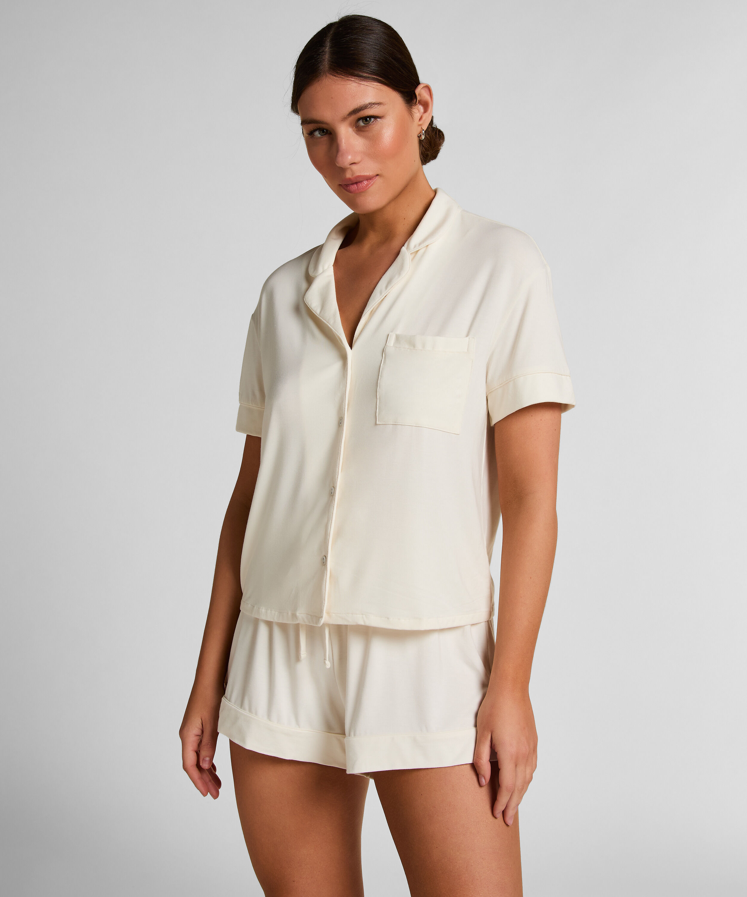 Short Jersey Essential, Blanc