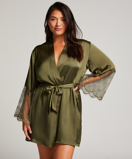 Kimono Satin, Vert