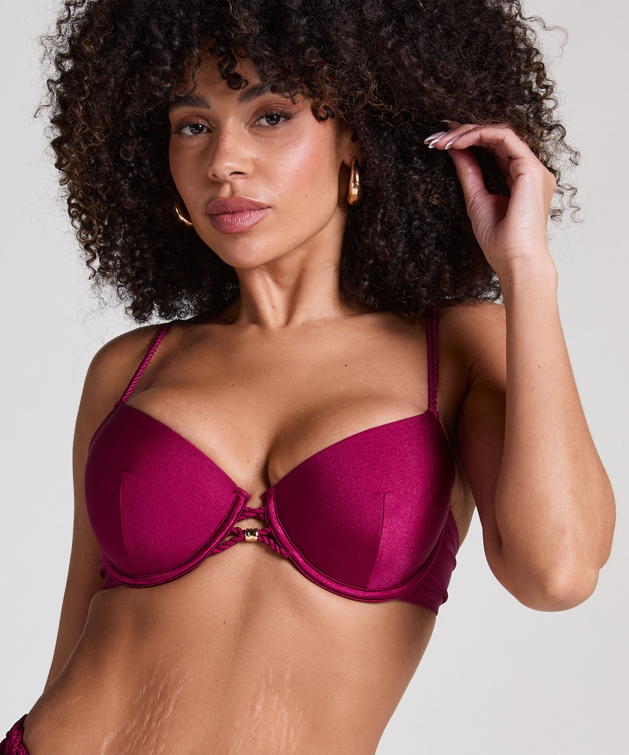 Haut de bikini rembourré à armatures Marrakech, Rouge Haut de bikini rembourré à armatures Marrakech, Rouge