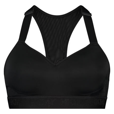 HKMX Soutien-gorge de sport The All Star Maintien niveau 2, Noir