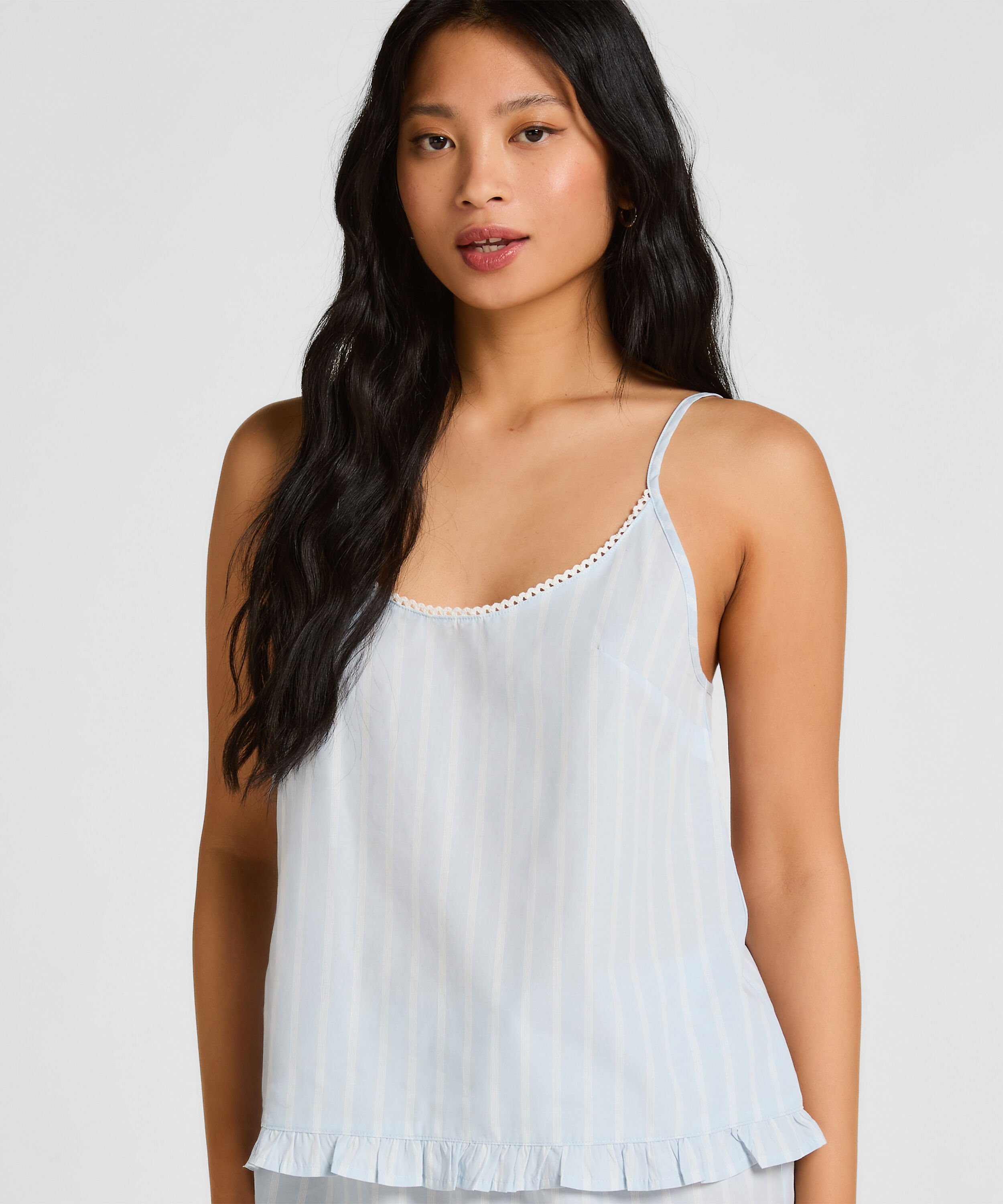Cami Woven, Bleu