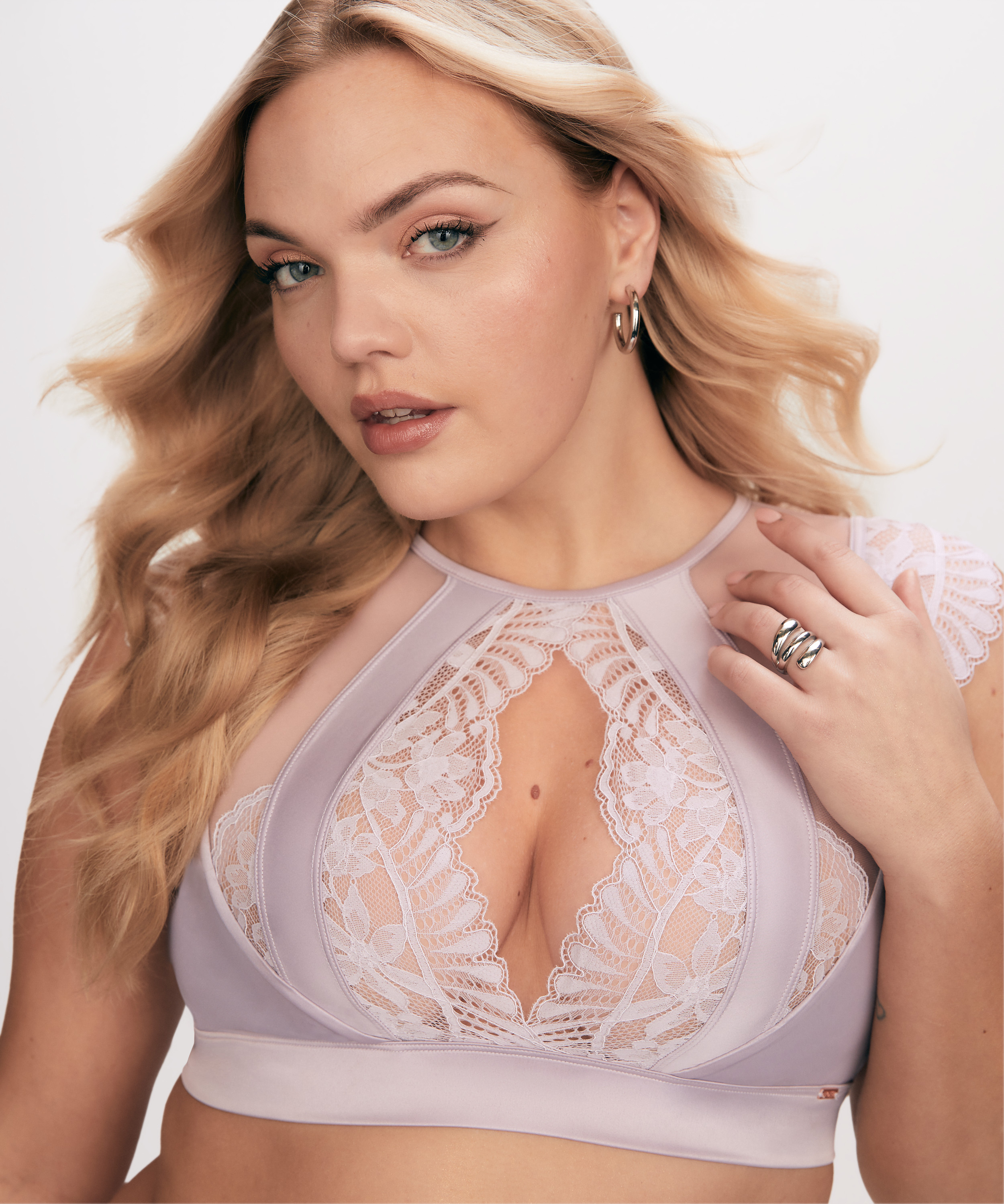 Brassière Indigo, Violet, main