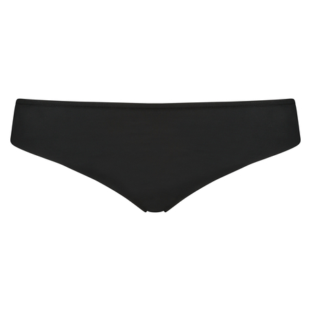 Slip br&eacute;silien Invisible Lace Back, Noir